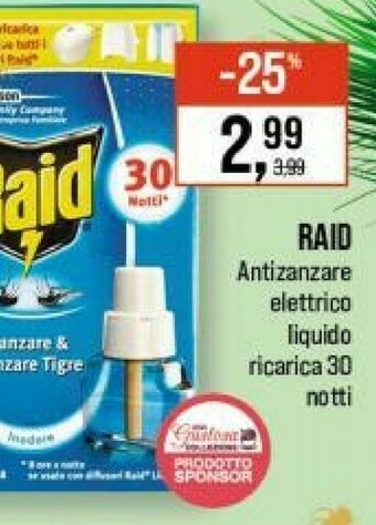 Caddy's Raid Insetticida offerta