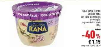 Conad Rana Sugo Fresco Di Noci 180 G(ml) offerta