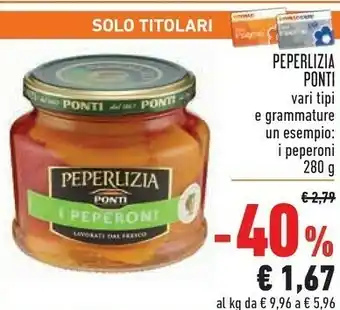 Conad Ponti ponti peperlizia i peperoni offerta