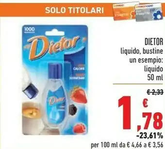 Conad Dietor My Liquido 50 G(ml) offerta