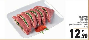 Conad Tramezzini Di Bovino Con Formaggio Prosciutto Cotto E Rucola offerta
