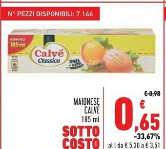 Conad Calvè Maionese offerta