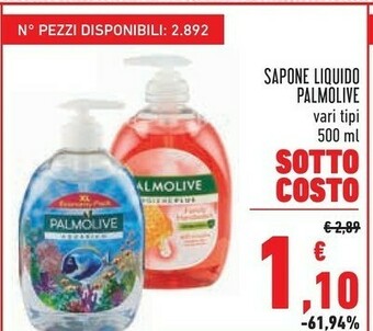 Conad Palmolive Aquarium 500 Ml Sapone Liquido offerta