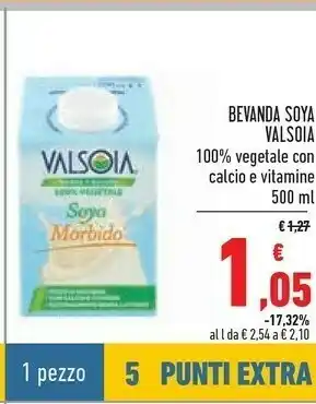 Conad Valsoia Latte di soia offerta