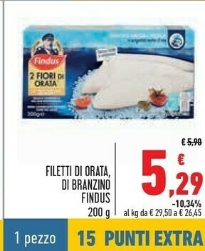 Conad Findus Pesce surgelato offerta