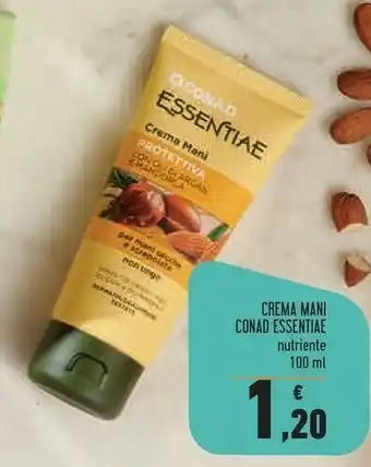 Conad Crema Mani Essentiae Nutriente offerta
