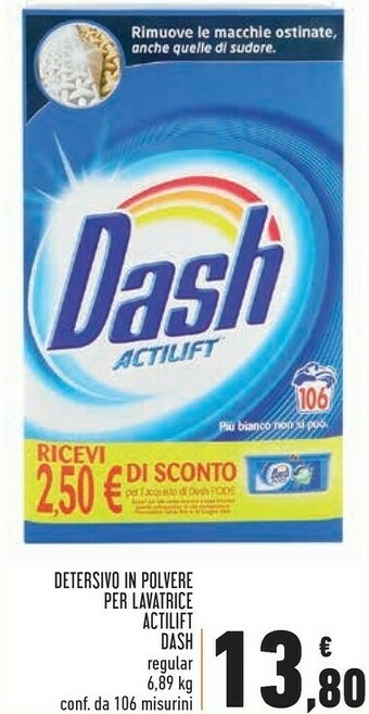 Conad Dash Detersivo in polvere offerta