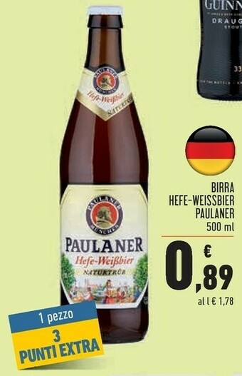 Conad paulaner Birra hefe weissbier offerta