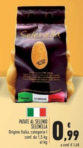 Conad Selenella Patate Novelle 1500 G(ml) offerta