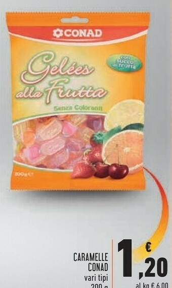 Conad Conad - Caramelle Alla Menta 200 G(ml) offerta