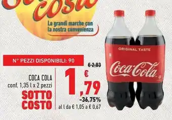 Conad Coca Cola origina taste offerta