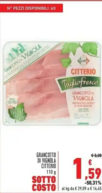 Conad Citterio citterio grancotto vignola offerta