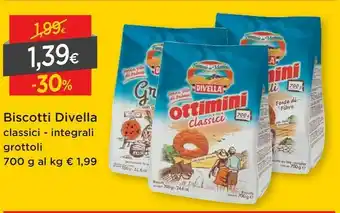DPiù Divella Ottimini Biscotti Classici 700 G(ml) offerta