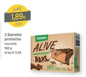 DPiù Leone 3 Barrette Proteiche offerta
