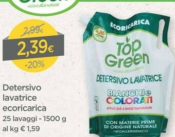 DPiù Detersivo Lavatrice Ecoricarica offerta