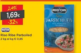 DPiù Rid'or Riso Ribe Parboiled offerta