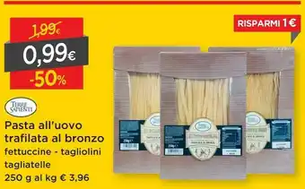DPiù Terre sapienti Pasta All'uovo Trafilata Al Bronzo offerta