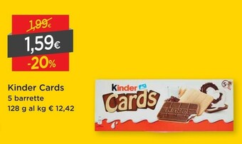 DPiù Ferrero Kinder Cards offerta