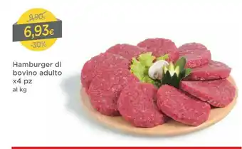 DPiù Hamburger Di Bovino Adulto offerta