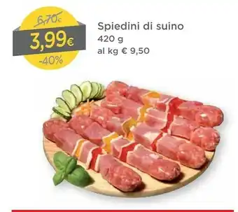 DPiù Spiedino Di Suino offerta