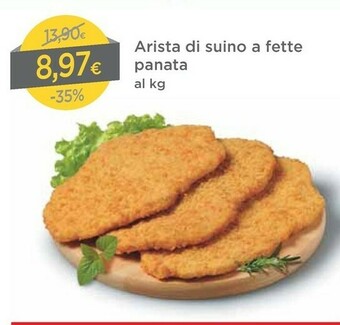 DPiù Arista Di Suino A Fette Panata offerta