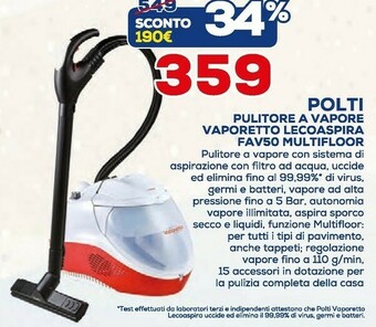 Euronics Polti Vaporetto offerta