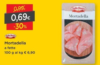 DPiù Stella montis Mortadella offerta