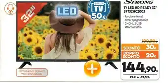 Expert Strong TV LED HD Ready 32'' SRT32HC2003 offerta