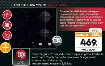 Aeg Piano Cottura Misto HD634170NB