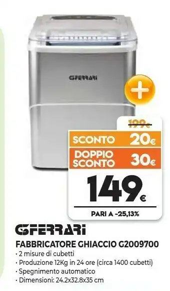 Expert G3 ferrari Fabbricatore Chiaccio G2009700 offerta