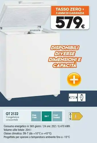 Expert Liebherr GT 2132-21 Libera Installazione A Pozzo Bianco 193 L A++ offerta