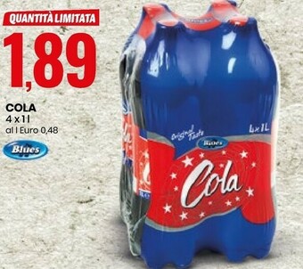 Eurospin Blues Cola offerta