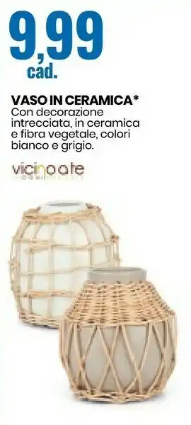 Eurospin Vicino A Te Vaso In Ceramica offerta