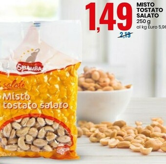 Eurospin Mister Sibamba Misto Tostato Salato offerta