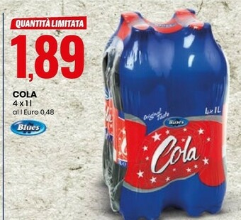 Eurospin Blues Cola offerta
