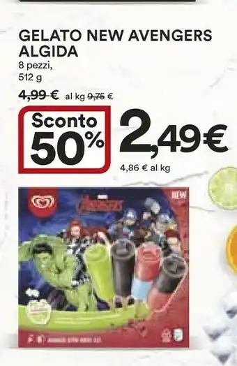 Ipercoop Algida Algida Gelato New Avengers offerta