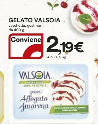 Ipercoop Valsoia Valsoia - Il Gelato Affogato Cacao 400 g(ml) offerta