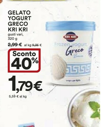 Ipercoop Kri kri Yogurt greco offerta
