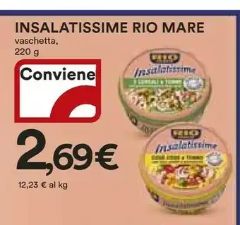 Ipercoop Rio Mare Insalatissime Cous Cous Con Tonno Piselli Ceci E Pomodorini 220 G(ml) offerta