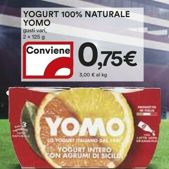 Ipercoop Yomo Yogurt offerta