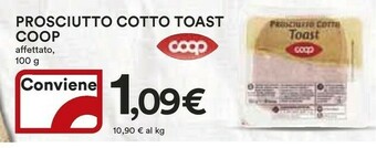 Ipercoop Prosciutto cotto offerta