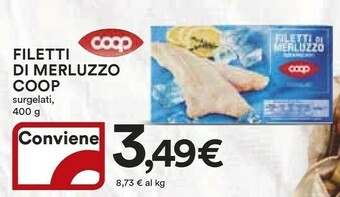 Ipercoop Filetti di merluzzo offerta