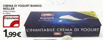 Ipercoop Muller Crema Di Yogurt Bianco Intero O Mango 8 X 125 G offerta