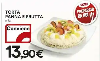 Ipercoop Torta Panna E Frutta offerta