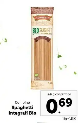 Lidl Combino Spaghetti Integrali Bio 500 G(ml) offerta