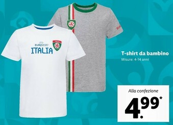 Lidl T-shirt Da Bambino offerta