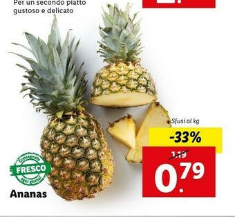 Lidl Ananas offerta