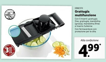 Lidl Ernesto Grattugia Multifunzione offerta