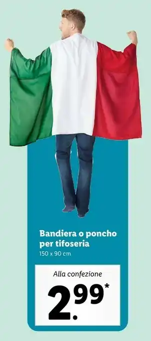 Bandiera O Poncho Per Tifoseria