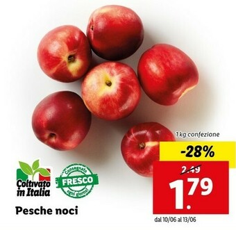 Lidl Pesche Noci offerta